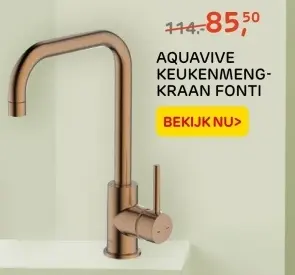 Aanbieding: AQUAVIVE KEUKENMENGKRAAN FONTI