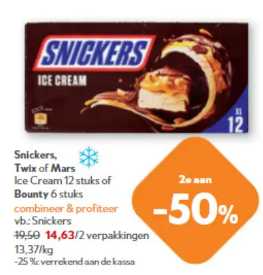 Promotie: Snickers Ice Cream