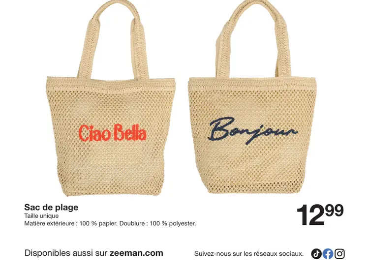 Offre: Sac de plage