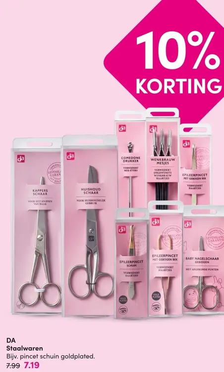 Aanbieding: Staalwaren