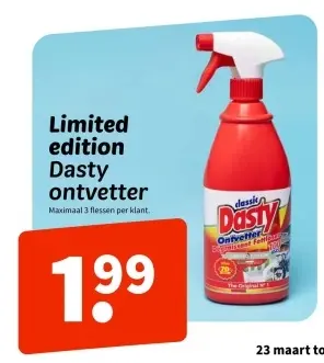 Promotie: Dasty ontvetter