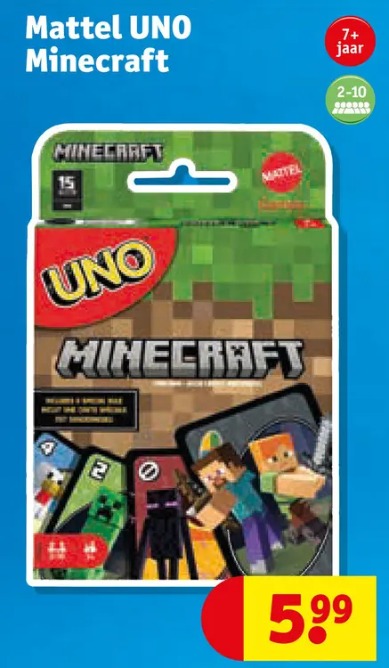 Aanbieding: UNO Minecraft