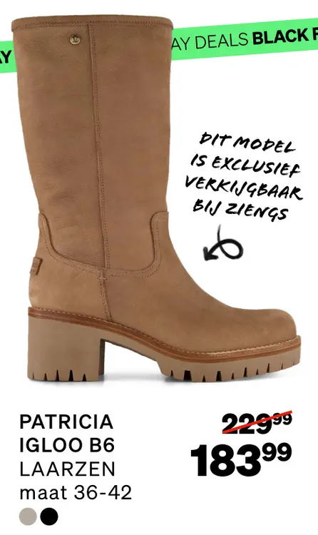 Aanbieding: Panama Jack Patricia Igloo B6 Hoge laarzen taupe Laarzen - taupe