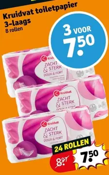 Aanbieding: Kruidvat toiletpapier