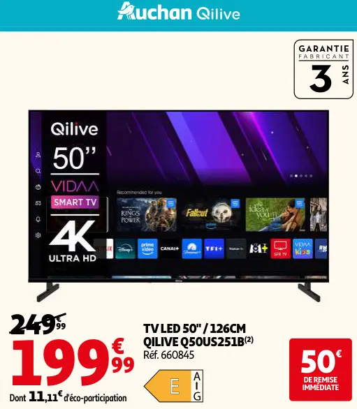 Promotie: TV led 50" / 126cm