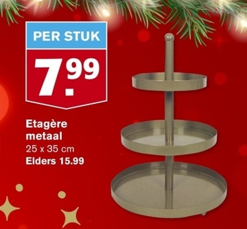 Aanbieding: Etagère metaal