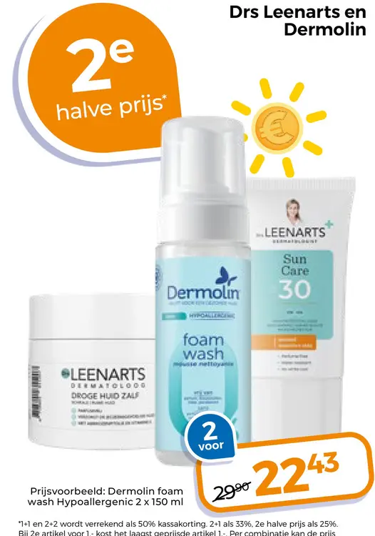 Aanbieding: Drs Leenarts en Dermolin 