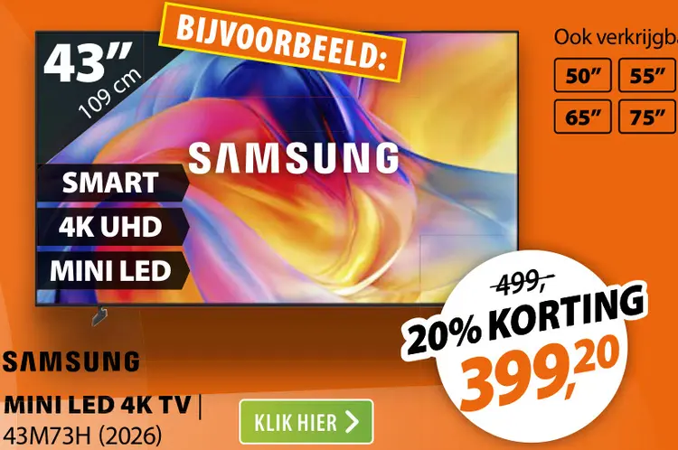 Aanbieding: Mini Led 4k Tv