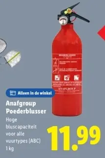 Aanbieding: Anafgroup Poederblusser