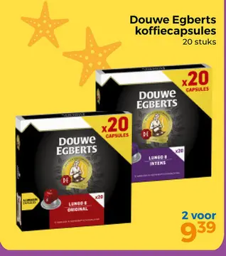 Aanbieding: Douwe Egberts koffiecapsules