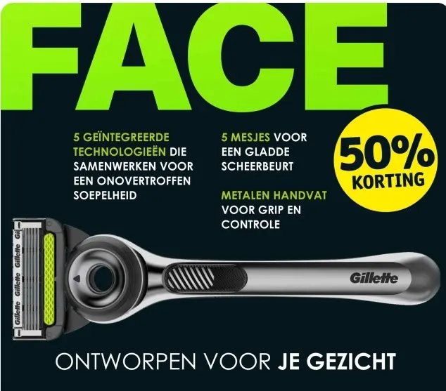 Promotie: Gillette Face & Body