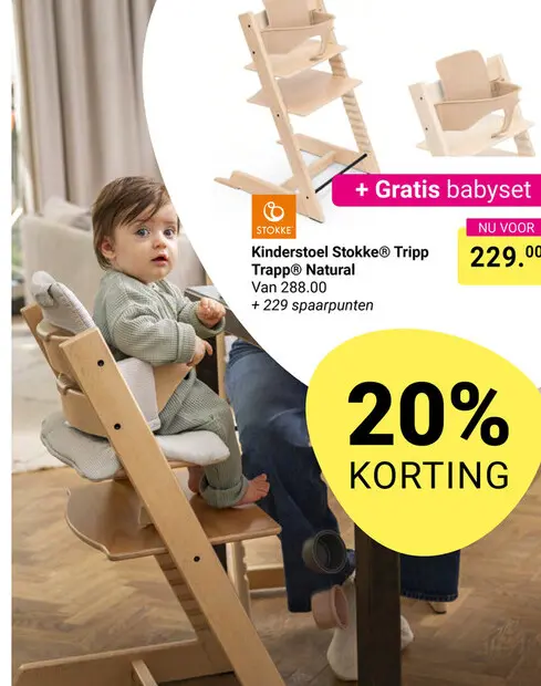 Aanbieding: Kinderstoel Stokke® Tripp Trapp® Natural