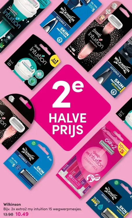 Aanbieding: extra2 my intuition 15 wegwerpmesjes