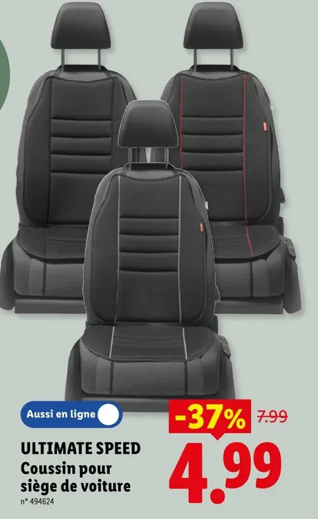 Offre: Coussin pour siège de voiture