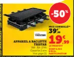 Offre: Appareil a raclette