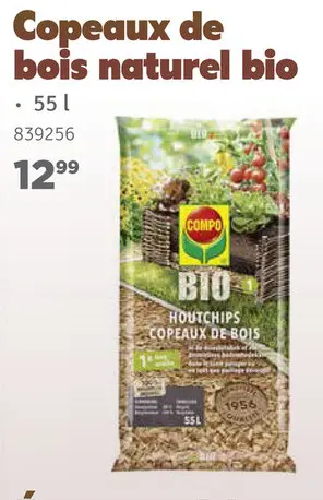 Offre: Copeaux de bois naturel bio