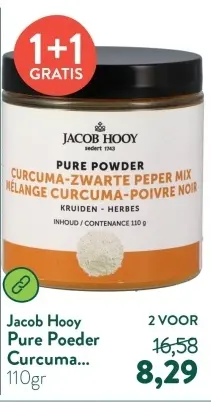 Aanbieding: Pure Poeder Curcuma-Zwarte Peper Mix