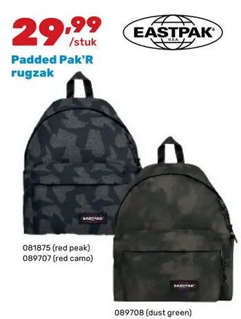 Promotie: Padded Pak'R rugzak