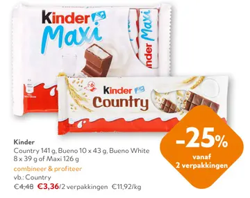 Aanbieding: Kinder