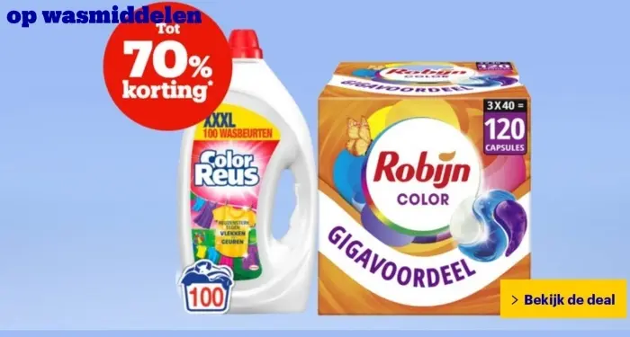 Aanbieding: Wasmiddelen