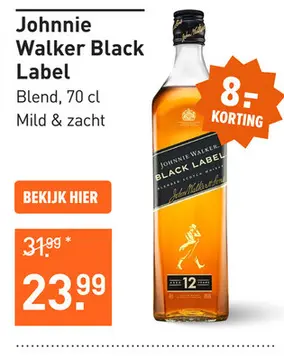 Aanbieding: Johnnie Walker Black Label
