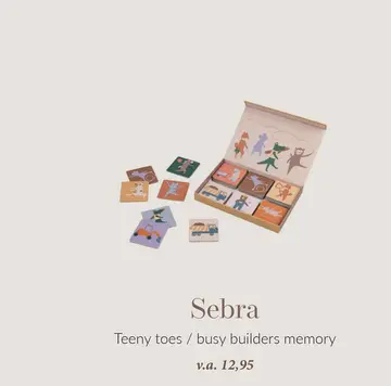 Aanbieding: Teeny toes / busy builders memory