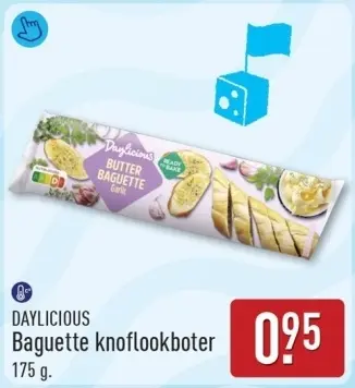 Aanbieding: Baguette knoflookboter