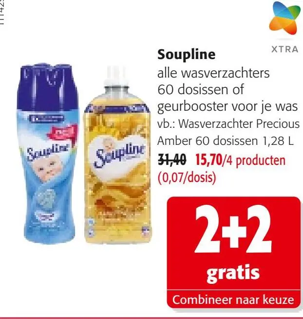 Promotie: Soupline wasverzachters of geurbooster