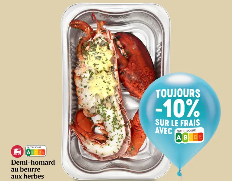 Offre: Demi-homard au beurre aux herbes