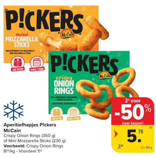 Promotie: Aperitiefhapjes Pickers