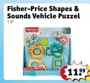 Aanbieding: Shapes & Sounds Vehicle Puzzel