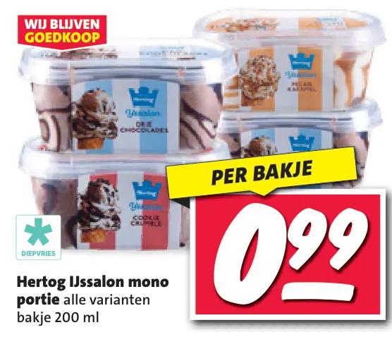 Aanbieding: Hertog IJssalon mono portie
