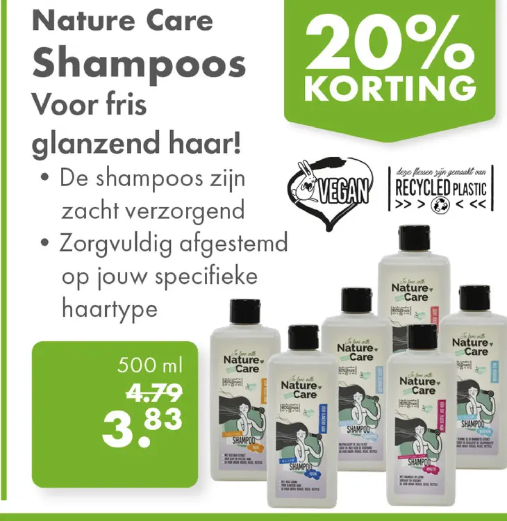Aanbieding: Nature Care Shampoos