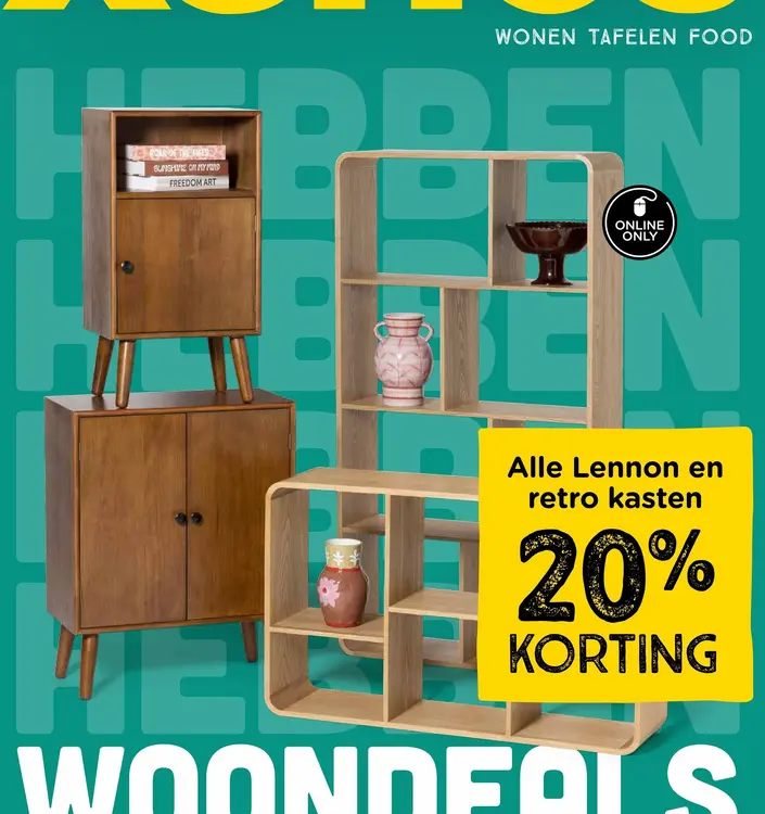 Aanbieding: Lennon en retro kasten