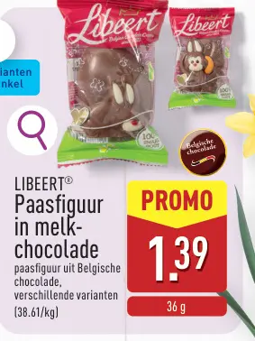 Promotie: Paasfiguur in melkchocolade