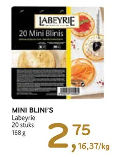 Promotie: Mini Blinis