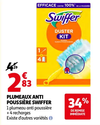 Promotie: Plumeaux anti poussière Swiffer