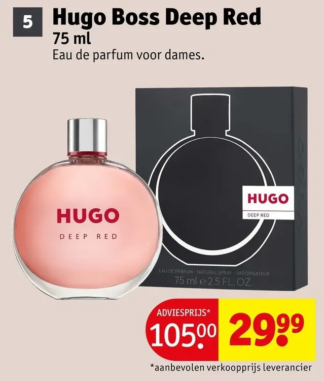 Aanbieding: Hugo Boss Deep Red