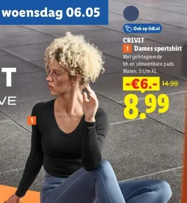 Aanbieding: Dames sportshirt