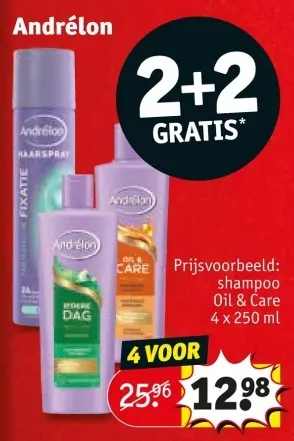 Aanbieding: Andrélon shampoo Oil & Care