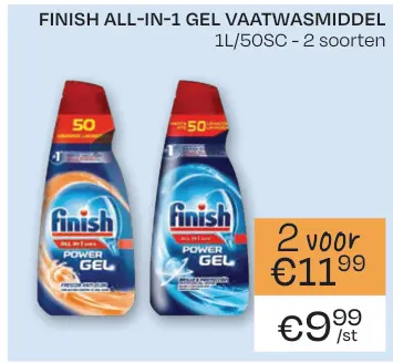 Aanbieding: All-in-1 gel vaatwasmiddel