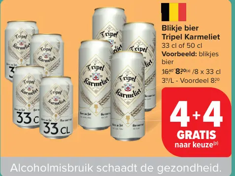 Promotie: Bier Tripel Karmeliet
