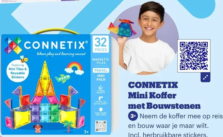 Aanbieding: Connetix Mini Koffer met Bouwstenen