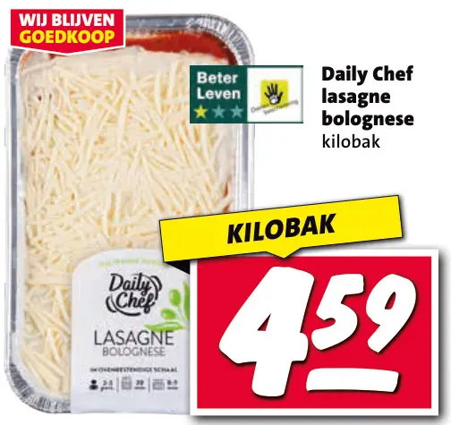 Aanbieding: lasagne bolognese