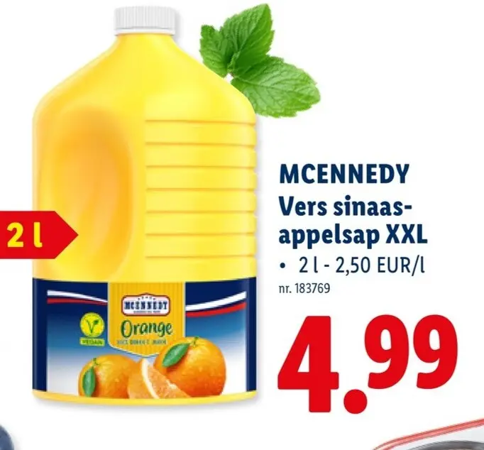 Promotie: Vers sinaasappelsap