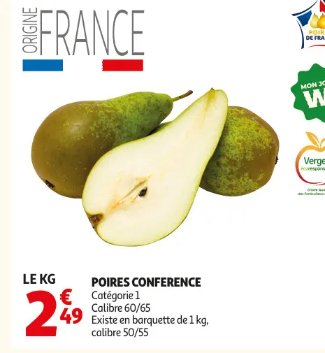 Offre: Poires conference