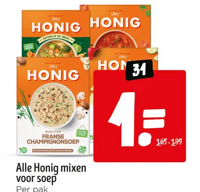 Aanbieding: Honig mixen voor soep