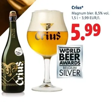 Aanbieding: Crius bier