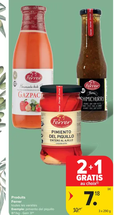 Offre: Pimiento del piquillo entero al ajillo
