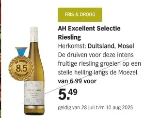 Aanbieding: AH Excellent Selectie Riesling